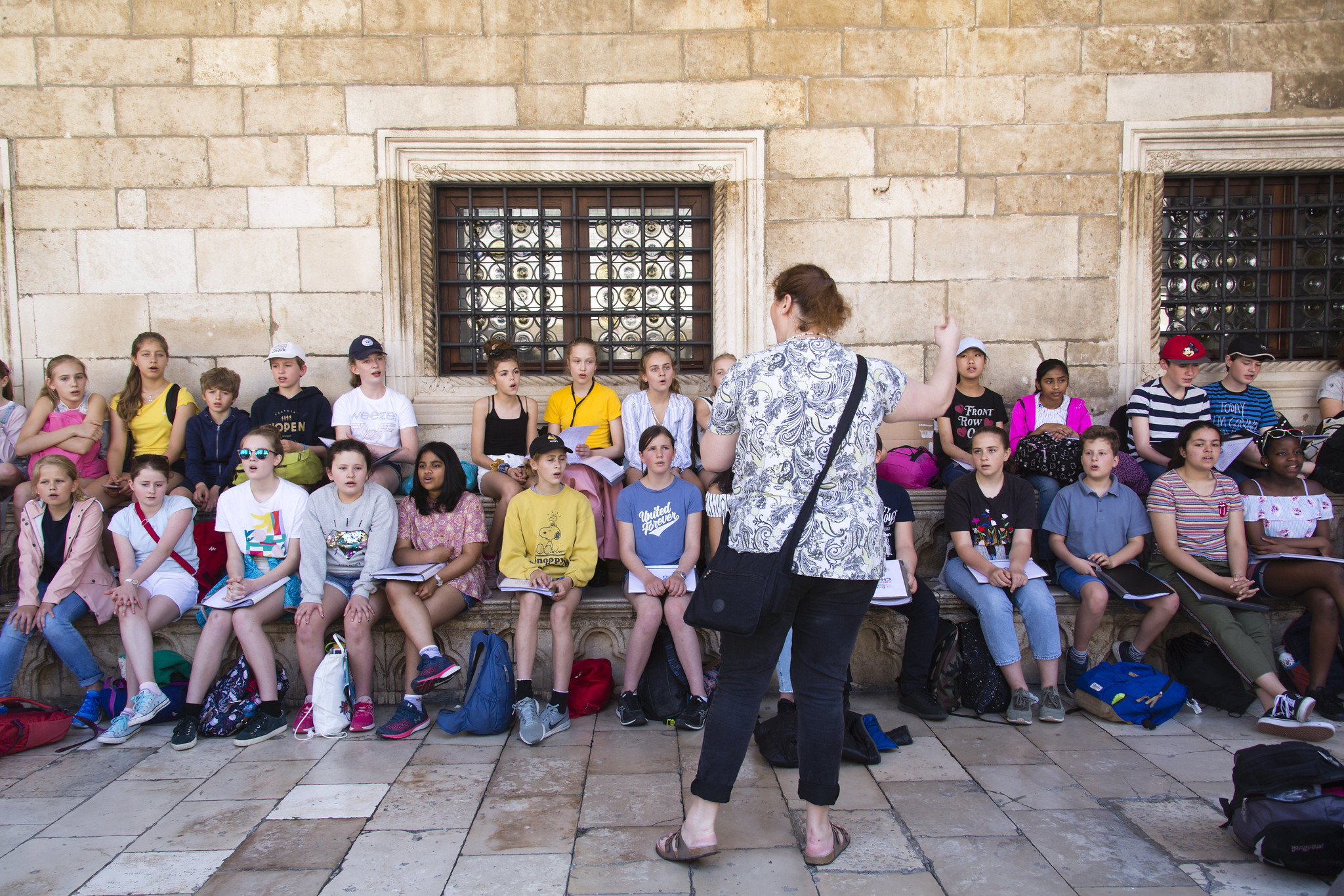 The British School in the Netherlands Concert Choir sings in Croatia