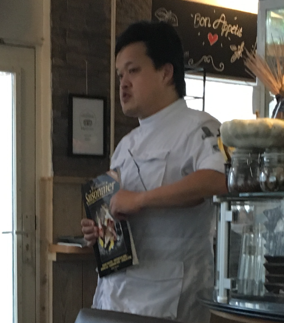 Chef Kevin Lin Talks with the Students