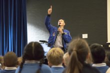 NASA Astronaut Steve L. Smith visit