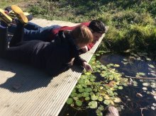 Teachers and Staff Go Outdoors to Learn