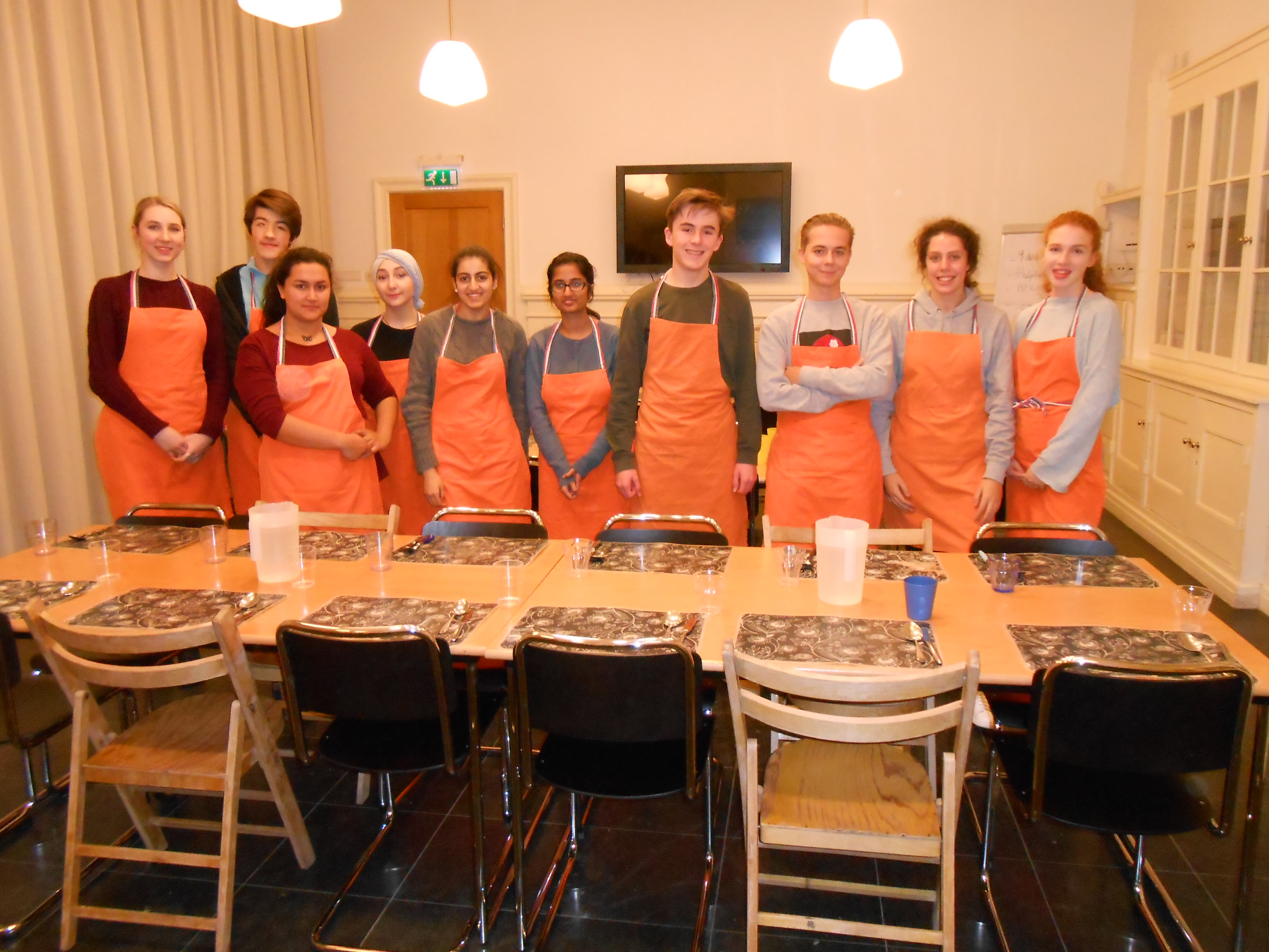 Senior School Students Help to Feed the Homeless of The Hague