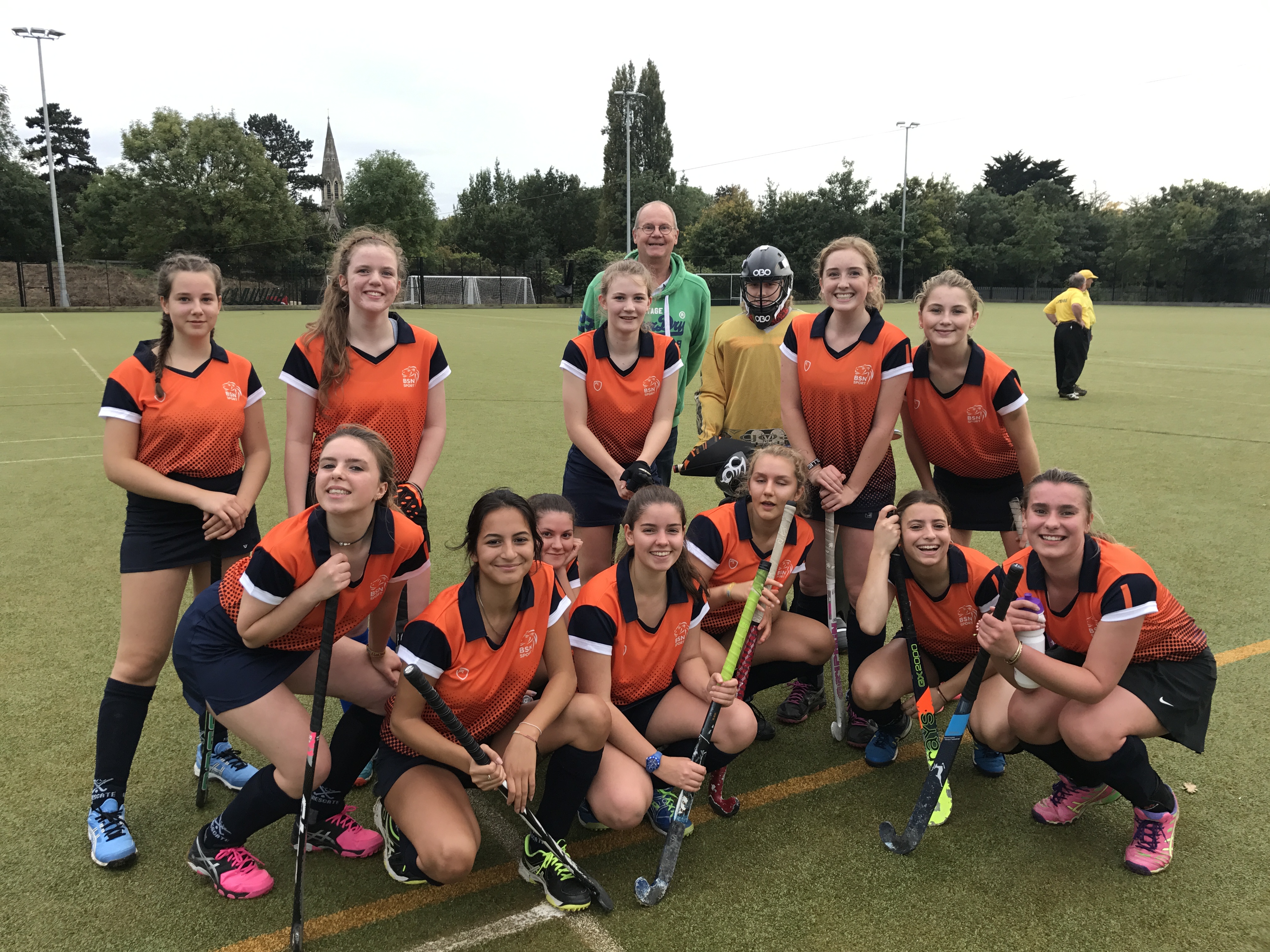 BSN Hockey Team celebrate their victory from their London trip